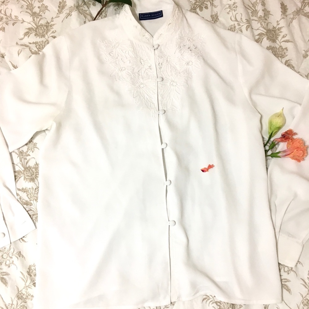 High Collared Blouse